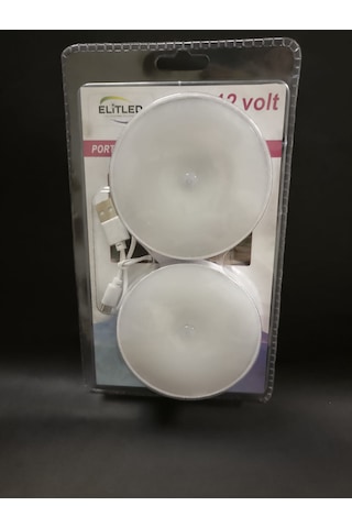 Sensörlü Usb Şarjlı Spot Led 2'li