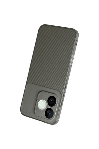 Newface - 467 - Huawei Honor 600 Lite Auto Focus Karbon Kapak - Csmo-tex - - Gri