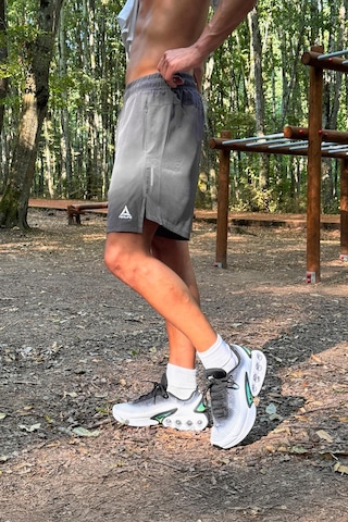 Flaw Fermuar Cepli Sportif Şort Füme Füme