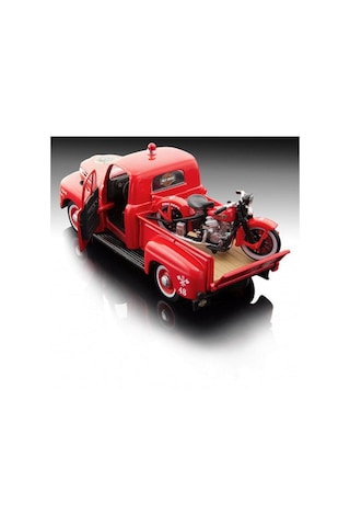 Harley Davidson 1:24 Ford F1 Pickup Ve 1936 Knucklehead