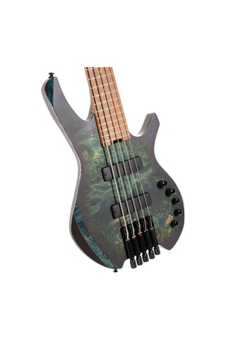 Cort Space5sdg Headless 5 Telli Bas Gitar - Star Dust Green Prof