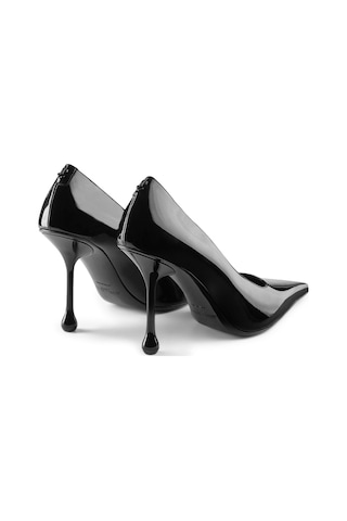 Jimmy Choo Zarif Siyah Topuklu Ayakkabı - 95mm