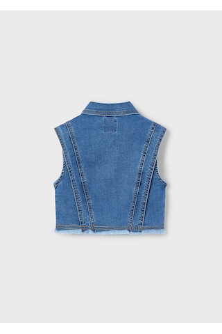 Kız Çocuk Denim Yelek 3364 Mavi