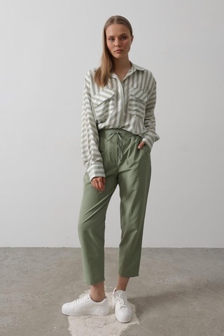 Modasize Pantolon - Haki Haki