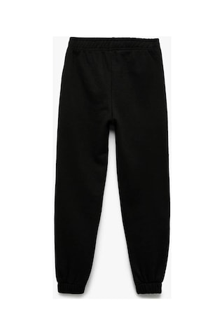 Koton Kız Çocuk Beli Lastikli Şardonlu Basic Jogger Eşofman Altı Siyah
