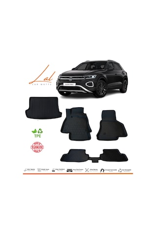 Volkswagen T-Roc 3D Havuzlu Paspas Bagaj Havuzu Seti