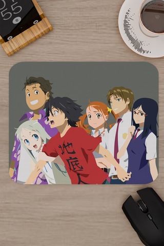 Anohana Anime V1 - 22x18 Gaming Kauçuk Kaymaz Taban Mouse Pad Fare Altlığı