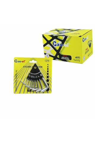 10 Parça Kartlı Alyan Anahtar Takım Seti120mm-no-1.5-10 5690