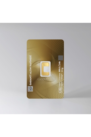 Garanti Gold 2,5 Gr Külçe Altın