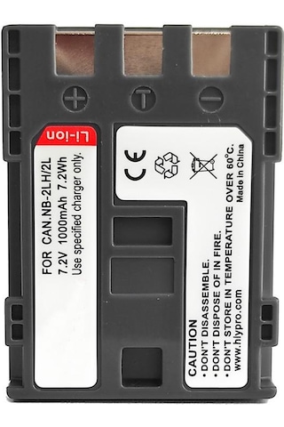Cazipshop Canon NB-2LH Batarya(1000Mah)+Şarj Aleti Cihazı Seti