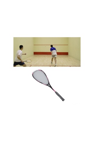 Wezone Kadınlar İçin Hafif Karbon Squash Raketi - Şeffaf Teli, Geniş Üst Yüzey Ve Fosforlu Pembe Renkli - Başlangıçcı Ve İlerleyen Sporcular İçin Egzersiz Ve Antrenman Seti Pembe