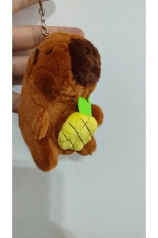 Kapibara Peluş Anahtarlık 10 Cm Boyut