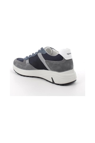 Sneaker Günlük Erkek 7636222 Igı&co Ueh 76362 Scamos/tela Grafite Blu Grafite Blu