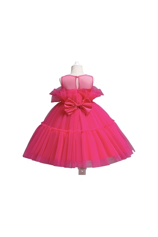 Petityu Tutu Fiyonklu Seker Pembe Dogumgunu Elbisesi Pembe