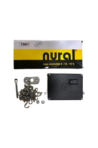 Nural Butonlu Zincirli Kapı Otomatiği Sessiz 8-12-15V N11.1