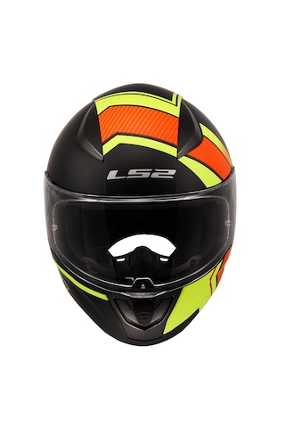 Ls2 Rapıd 2 Extra Full Face Motosiklet Kaskı Mat Neon Sarı - Mavi