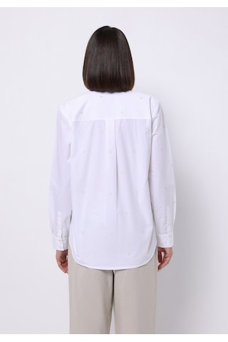 Colin's Colins Regular Fit Shirt Neck Nakışlı Kadın Beyaz Uzun Kol Gömlek Cl1075570 Q1.v1 Wht Beyaz