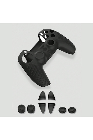 Ps5 Dualsense Uyumlu Ultra Kalite Yumuşak Silikon Kılıf Gamepad Joystıck Koruyucu