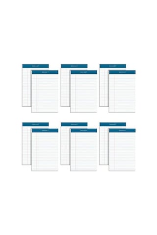 Tops 13 X 20 Cm Legal Not Defteri, 12&apos Li Paket, 50 Yaprak
