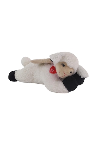 Yatan Kuzu Kanatlı Peluş 53 Cm