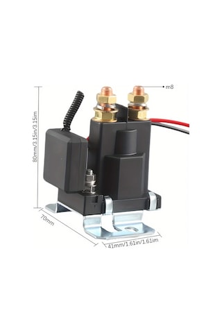 Elmpaly 500a 12v Araç Uzaktan Kumandalı Akü Anahtarı Karavan Motosiklet Ve Tekne İçin 12 Volt Akü Izolatör Rölesi