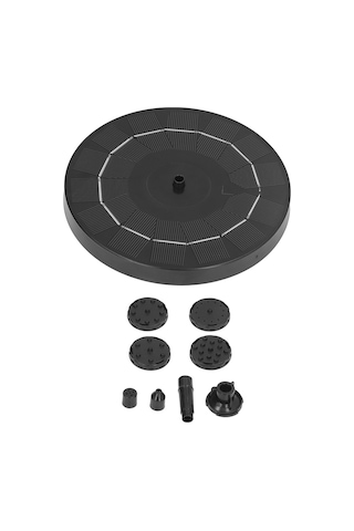 Hangfox Güneş Enerjili Sünger Makyası - 2.5w 7v Abs Malzeme, Tıkanma Engelleme Filtre, Çeşitli Başlıklı, Havuz Ve Bahçe Dekorasyonu Model 675