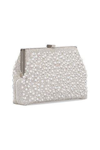 Guja 25kc1293 Kadın Taşlı Abiye Çanta Gümüş Gümüş