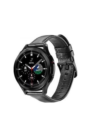 Coofbe Hermes Loop Samsung Uyumlu Galaxy Watch 20MM ve Huawei GT2-GT3-Magic 2 42MM İçin Deri Kayış Kordon