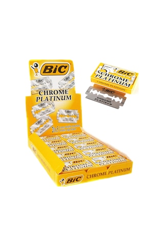 Bic Chrome Platinum Çift Taraflı Tıraş Bıçağı 5 x 20'li