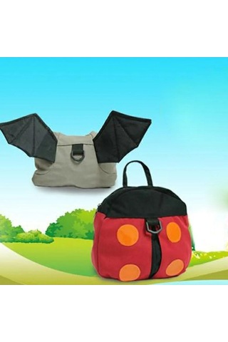 Karikatür Sevimli Çocuk Sırt Çantası Bebek Hayvan Pelüş Çanta Güvenliği Sağlamak İçin Çekme Halatı İle Anti-kayıp Çanta Çok Renkli