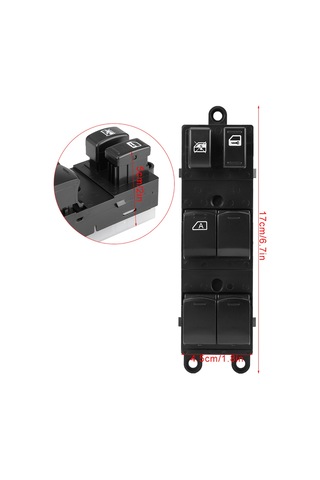 Springsun Tııda 2007-2010 İçin Abs Plastik Elektrik Pencere Ana Anahtarı - Oem: 25401-1jy0a - Yeni, Dayanıklı, Kolay Kurulum