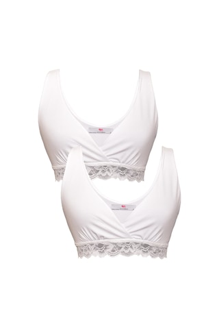 Luvmabelly Myra1862 1862 - Hamile Emzirme Sütyen Setli -beyaz-beyaz-beyaz - Beyaz