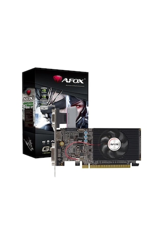 Afox NVIDIA GeForce GT610 AF610-2048D3L7-V6 (LP) 2 GB DDR3 64 Bit Ekran Kartı