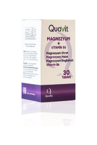 Qualita Quavit B6 Magnezyum 30 Tablet