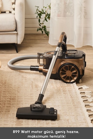 Karaca Vantuz Mpro Elektrikli Süpürge Walnut Brown