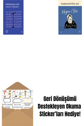 Everest Açıkhava 1 - Sabahattin Ali Seçme Öyküler + Kağnı / Ses + Okuma Sticker'ları
