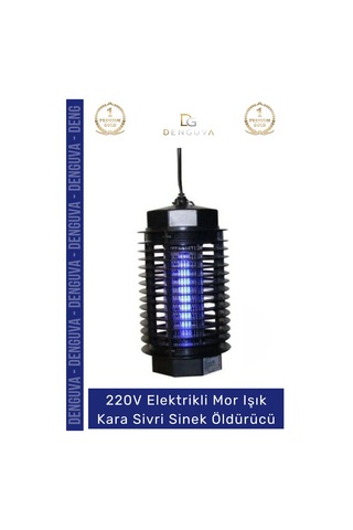 Sineklöldürücü 220v Elektrikli Sinek Kıran Pratik Gece Lambası Led Mor Işık Kara Sivri Sinek Öldürü