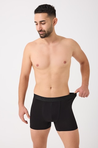 Velmore Erkek Boxer 12 Li Kutu Nefes Alan Pamuk Kumaş Sıkmayan Esnek Bel Lastikli S 5xl Siyah