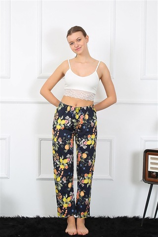 Akbeniz Kadın Pamuklu Alt Pijama 27463 Lacivert