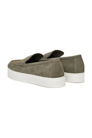 Calvin Klein Hibrit Nubuk Makosen Erkek Loafer Hm0hm01902-mtb Yeşil