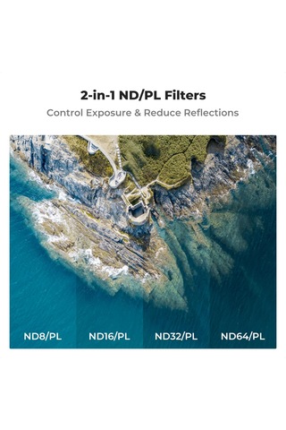K&f Concept Djı Avata 2 Filtre Seti 4 Lü / Nd8/pl, Nd16/pl, Nd32/pl, Nd64/pl