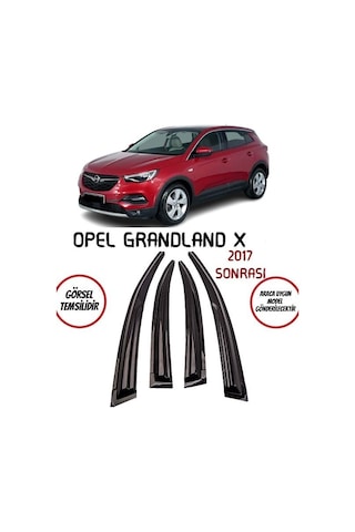 Opel Grandland X Cam Rüzgarlığı 4-lü 2017 Ve Üzeri Takım