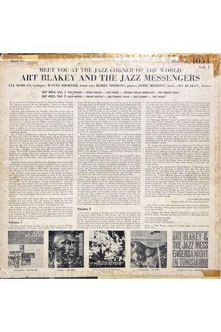 Art Blakey & The Jazz Messenger Blue Note Baskı Lp Plak