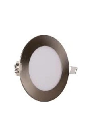 Yuvarlak Slim Kasa Led Panel Armatür Saten 9W Beyaz