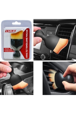 Carub Araç İçi Temizleme Fırçası Yumuşak Tüylü 10x4,5 Cm Br0922565