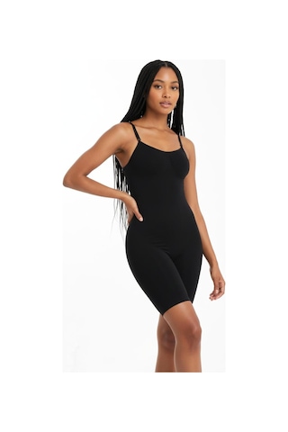 Fit Women Body Yüksek Bel Tam Boy 9050 Siyah