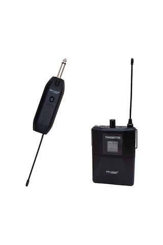 Ayt Magicvoice Mv-19599 Uhf Kablosuz Enstrüman Uyumlu Jack Girişli İkili Mikrofon Set