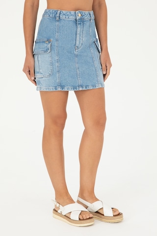 U.s. Polo Assn. Kadın Açık Mavi Etek Jean 50283315-dn0021 Lıght Blue
