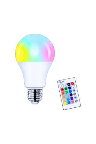 Rgb Çok Renkli E27 Led Ampul Kumandalı