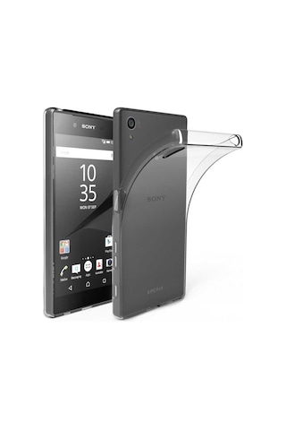 Zore Sony Xperia Z5 Premium Kılıf Msra Süper Silikon Kapak - Renksiz Renksiz